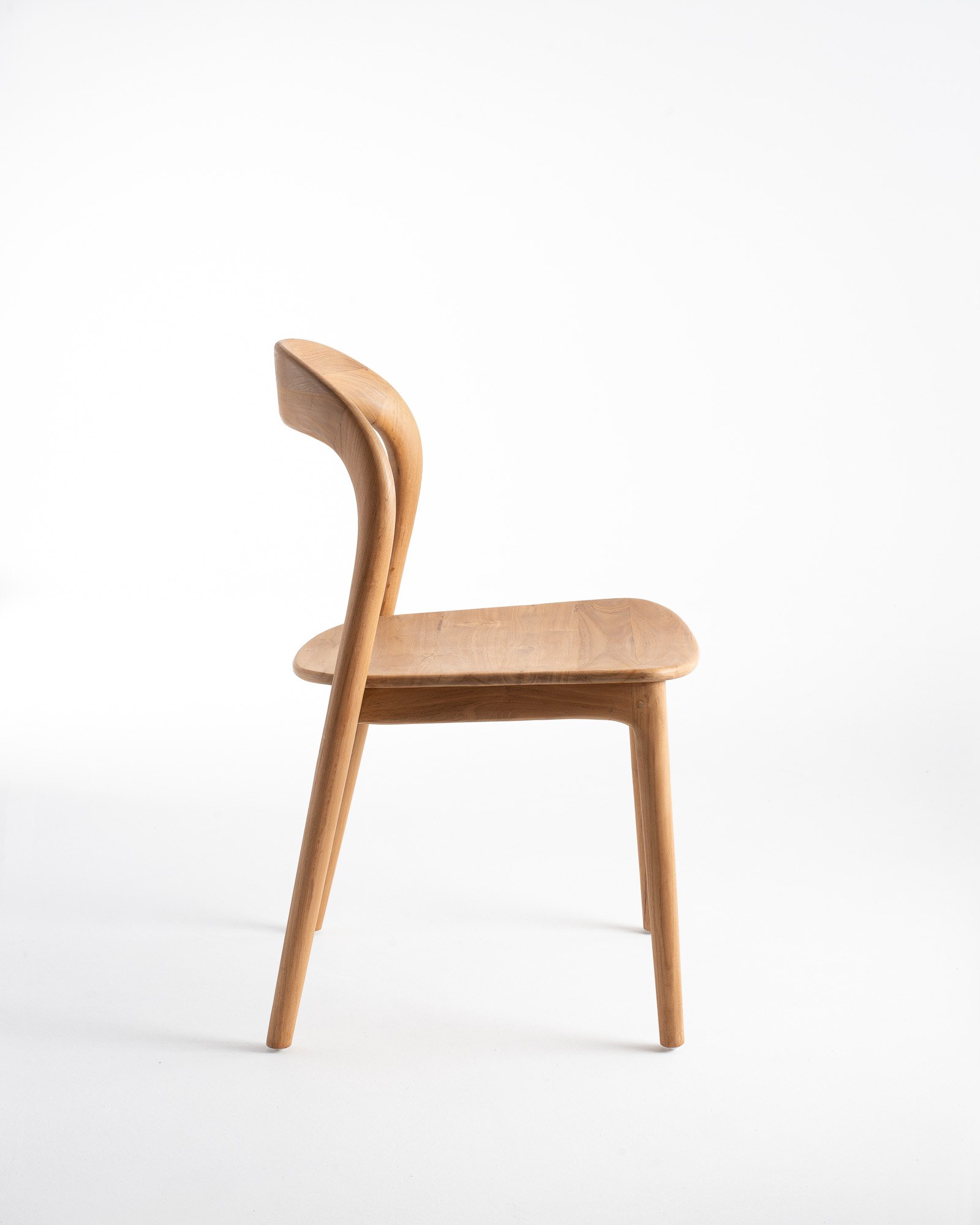 NEVA DINING CHAIR-WOODEN SEAT
